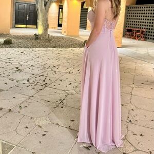 Mori Lee Lavender Maxi Dress